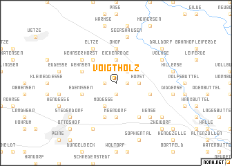 map of Voigtholz