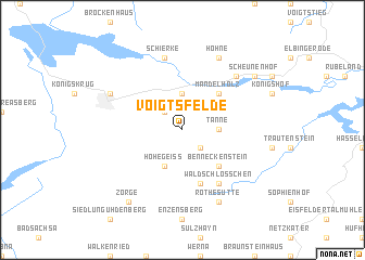 map of Voigtsfelde