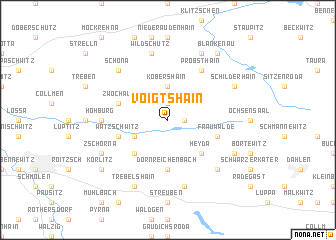 map of Voigtshain