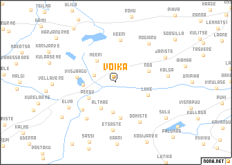 map of Voika