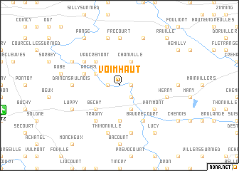 map of Voimhaut