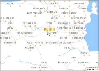 map of Vóïna