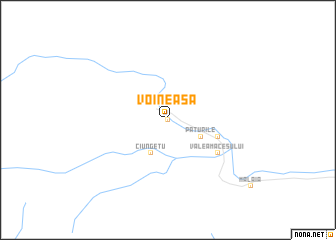 map of Voineasa