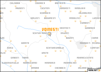 map of Voineşti