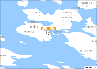 map of Voiniemi