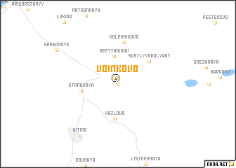 map of (( Voinkovo ))