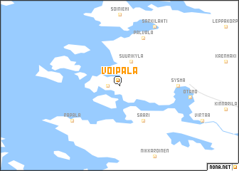 map of Voipala