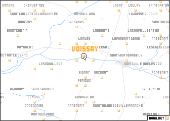 map of Voissay