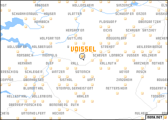 map of Voißel