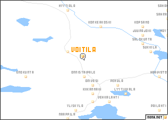 map of Voitila