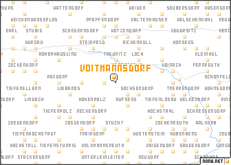 map of Voitmannsdorf