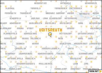 map of Voitsreuth