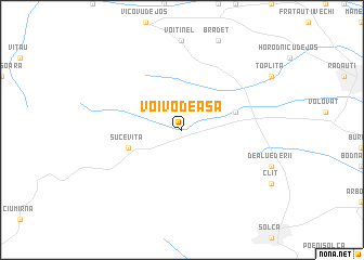 map of Voivodeasa