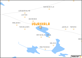 map of Vojakkala