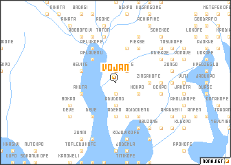 map of Vojan