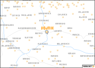 map of Vojnik
