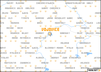 map of Vojovice