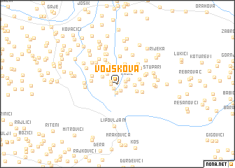 map of Vojskova