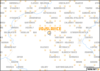 map of Vojslavice