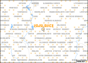 map of Vojslavice