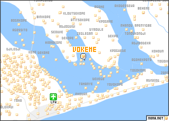 map of Vokémé