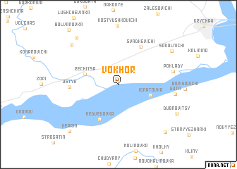 map of Vokhor