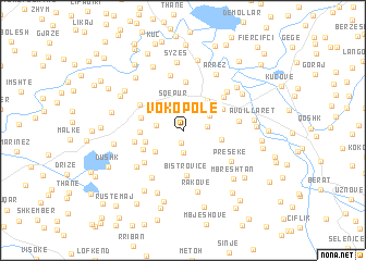 map of Vokopolë