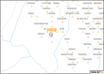 map of Voko