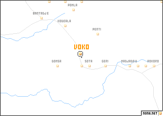 map of Voko