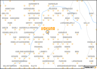 map of Vokuna