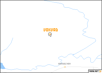 map of Vokvad