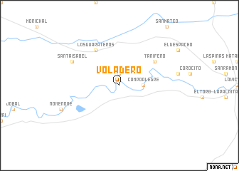 map of Voladero