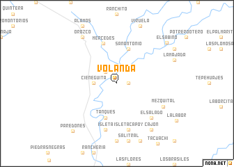 map of Volanda