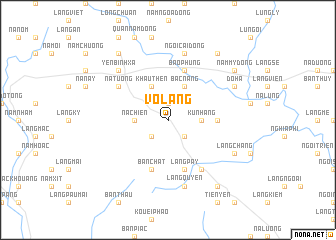 map of Vô Lang