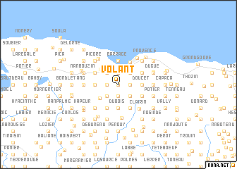 map of Volant