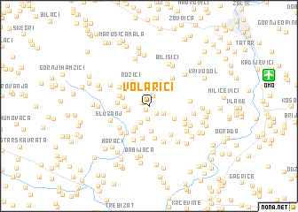 map of Volarići