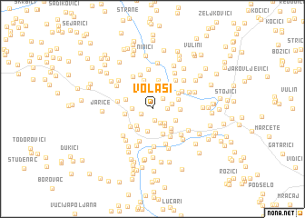 map of Volaši