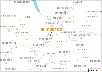 map of Volcanera