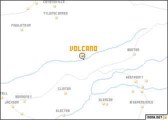 map of Volcano