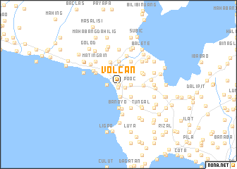 map of Volcan