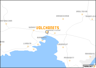 map of Volchanets