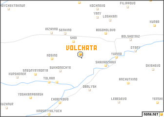 map of Volchata