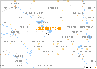 map of Volchatyche