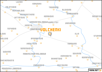 map of Volchënki