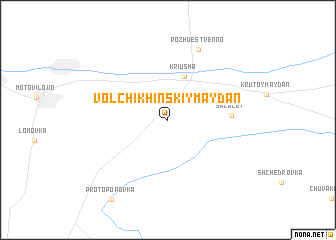 map of Volchikhinskiy Maydan