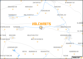 map of Volchinets