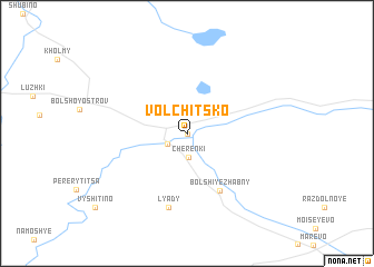 map of Volchitsko
