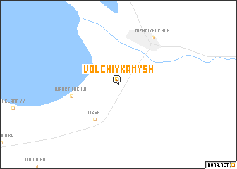 map of Volchiy Kamysh