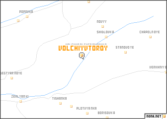 map of Volchiy Vtoroy