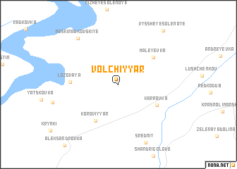 map of Volchiy Yar